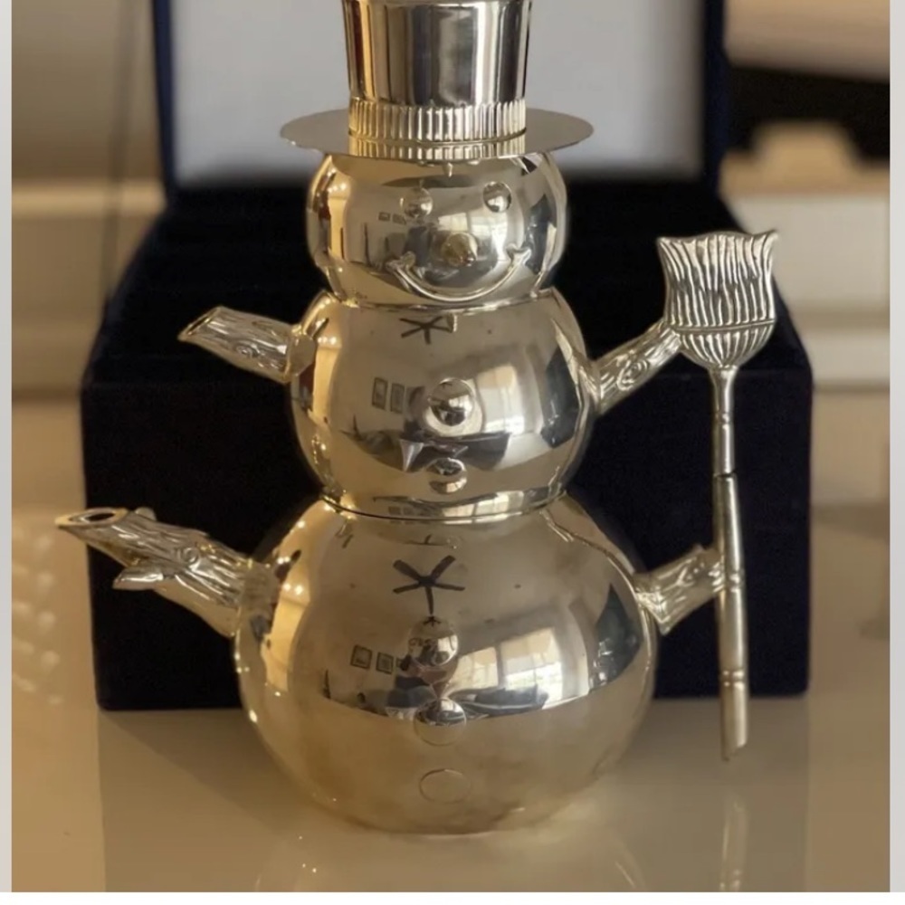 GODINGER silver plated stackable coffee set